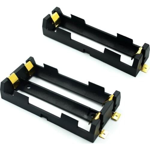 Diy 1x 2x 18650 Series Batteries Holder Box Storage Case Container power bank With Bronze Pins Rechargeable Drop Ship wholesale