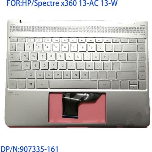 For HP spectrum X360 13-ac 13-w palmrest La Latin keyboard upper cover 907335-161 new original 907335-161