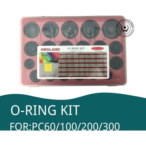 626 PCS O-Ring Kit Oil Seal Gaskets For Komatsu PC60/100/200/300 Excavator Repair Tools Rubber-ring