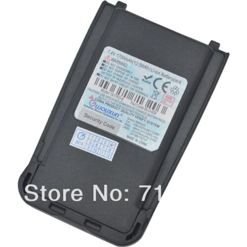 WOUXUN BLO-008 DC7.4V 1700mAh Li-ion Battery Pack for WOUXUN KG-UV8D