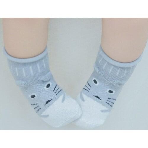 Cute Baby Socks Summer Autumn Cotton Non-slip Sock Boys Girls Newborn Infant Baby Cartoon Soft Floor Wear