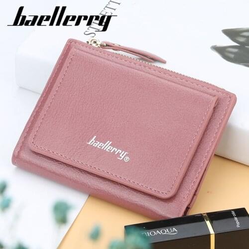 Small Cute Zipper Ladies Wallet Stylish Mini Card Wallet Woman Short Credit Card Holder Coin Purse Female Red Thin Girl Wallets