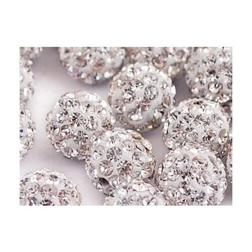 Can Mix Color fg3 10mm Micro Pave Disco Ball Bead Bead women men lot jewelry DIY Beads For Bracelet Necklace crystal