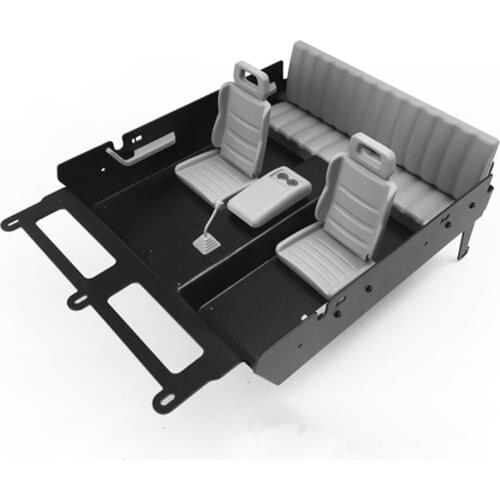 Mojave Four-Door Version Body Shell Metal Cab Interior Sets Assembly For 1:10 Scale Remote Control Toys RC4WD TF2 Model Truck