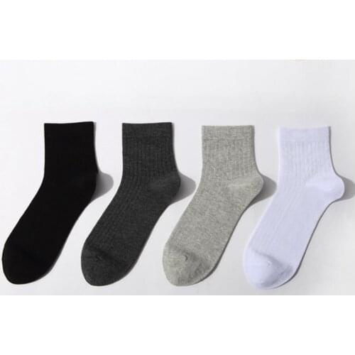 2021 New 4Pcs/lot Men Cotton Socks Men Business Leisure Dress Socks Male Cotton Socks Long Warm Socks