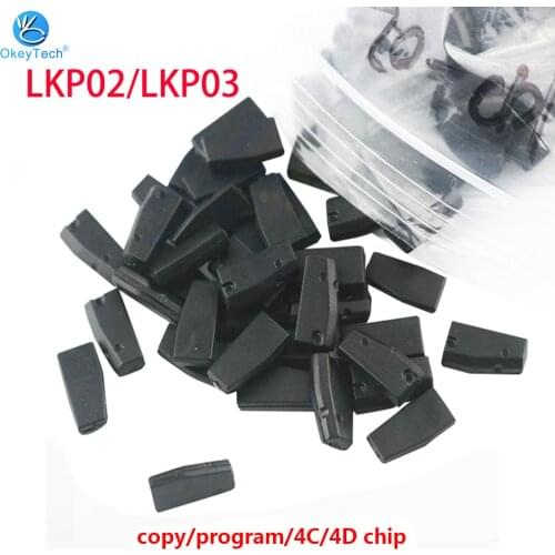 OkeyTech 10pcs New Original LKP02 LKP03 Transponder Chip For Tango&KD-X2 LKP-02 can clone 4C/4D/G chip LKP-03 copy ID46 Chip