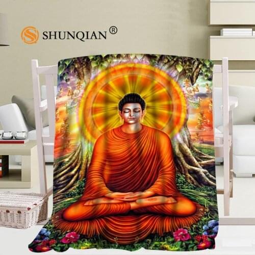 Custom Lord Buddha Blanket Manta Falafel Blanket Sofa/Bed/Plane Travel Bedding56x80inch 50X60inch 40X50inch