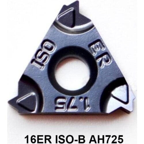 Original 16ER075ISO-B AH725 16ER125ISO 16ER175ISO 16ER15ISO-B 16ER20ISO-B 16ER25ISO-B 16ER30ISO-B AH725 Carbide Inserts