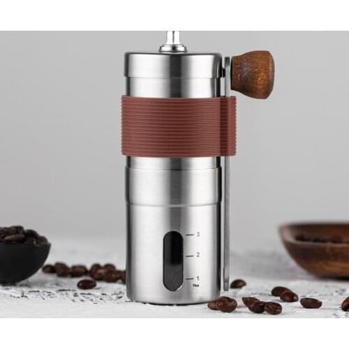 Portable Stainless Steel Hand Manual Handmade Coffee Burr Grinder for Precision Brewing Kitchen Tool Grinders Mill Coffee Tools