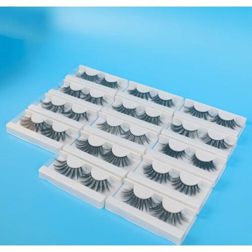 20/30/50/100 Pairs 25mm Lashes Bulk Makeup Soft Faux Mink Eyelashes Wholesale Dramatic Lashes Luxury False Lashes