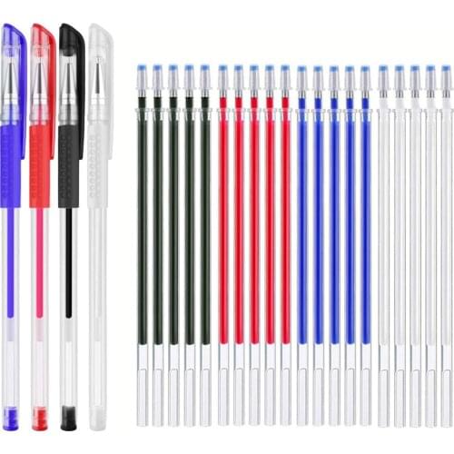 10Pcs Heat Erasable Pen with 1pc Pen Case Fabric Marking Pen Fwater Soluble Pens for Dressmaking Craft Quilting Sewing Tools