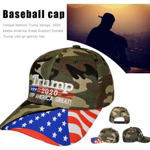 Trump 2020 Election Baseball Cap Custom Sports Caps Foreign Trade Explosions Trump Canvas Hat