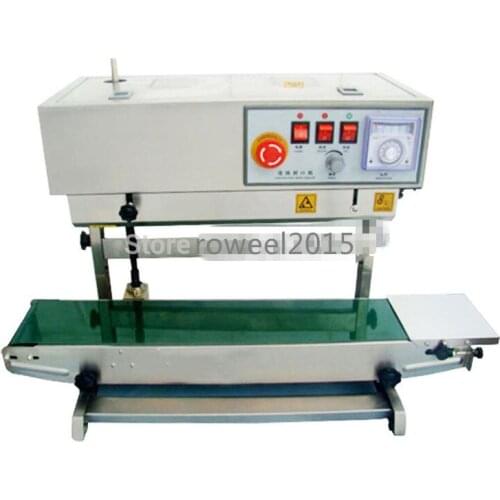 FR-770 Vertical Continuous film sealing machine,plastic bag package machine,band sealer,vertical heating sealing machine220V50Hz