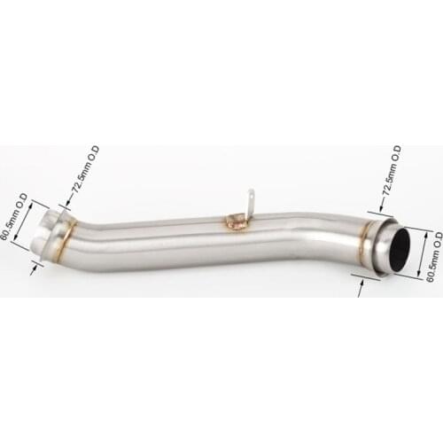 For 1290 R Super Duke R Motorcycle Stainless Steel Middle Link Pipe Exhaust Muffler Mid Tube 2014 2015 2016 Years