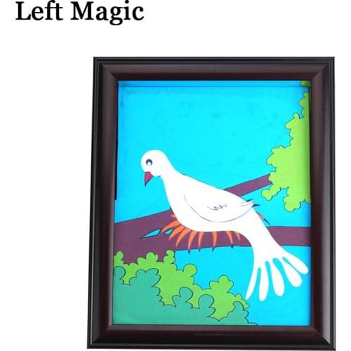 1pcs Dove Frame Magic Dove Out From Board magic trick professional for magician Stage Gimmick illusion