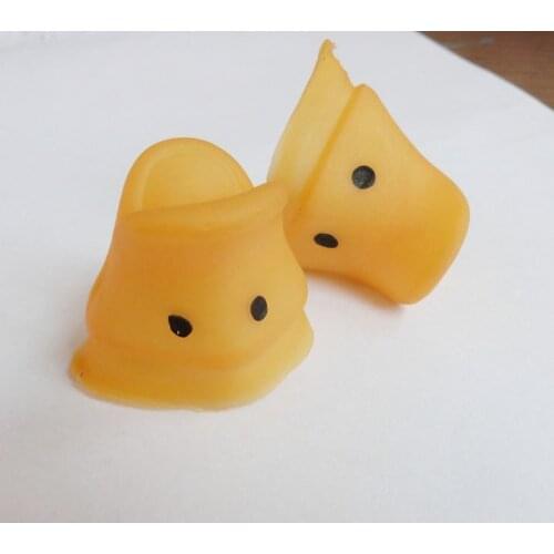 10pcs 40x33mm yellow soft animal mouth for plush doll accessories