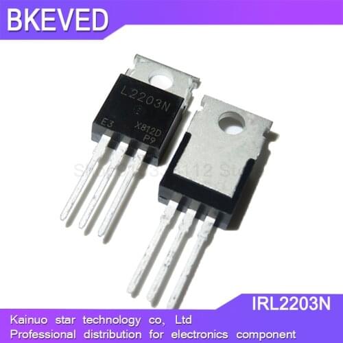 10PCS IRL2203N TO220 IRL2203 TO-220 IRL2203NPBF N-channel FET