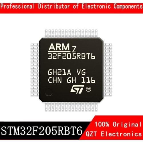 5pcs/lot new original STM32F205RBT6 STM32F205 LQFP64 microcontroller MCU In Stock