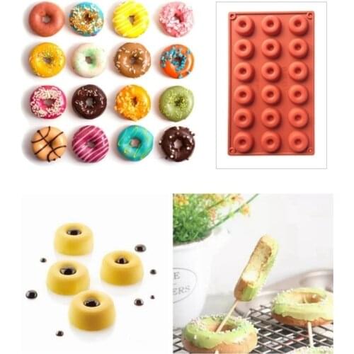 6/8/24 Hole Donut Mold DIY Cookie Cookie Mold Silicone Molds Cake Decorating Tools Practical Baking Tools Cake Tools
