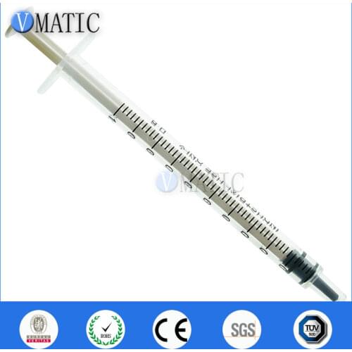 Free Shipping 100Pcs 1ml Dispensing Syringe / Plastic Liquid Syringe / Glue Dispenser Manual Plastic Syringe 1cc