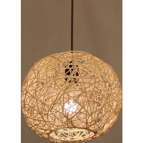 Free shipping Wicker Rattan Pendant lamp, Hand-Woven bamboo dome Pendant light, Japanese lamp Design