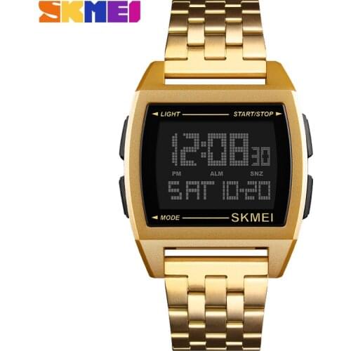 Fashion Mens Digital Watch Waterproof Bracelet Chronograph Stopwatch Sport Watch Men Brand SKMEI Mens Wristwatch Alarm Clock