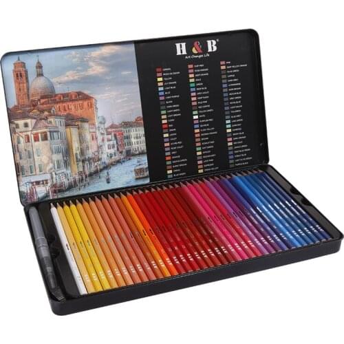 Colored Pencils Adult Coloring Set Gift Art Supplies for Drawing Sketching Adult Coloring Soft Core Color Pencils