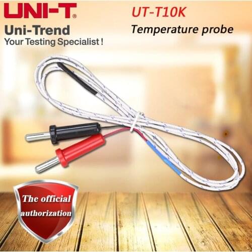 UNI-T UT-T10K temperature probe for UT33C, UT202, UT213B, UT213C, UT216C, UT61B / C, UT804, UT71 series, UT206A, etc