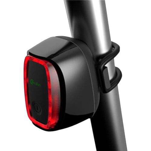 Energy Saving USB Rechargeable Bicycle Smart Brake Light LED Tail Light Bike Light Wireless Rear Laser Lights Bike Accessories