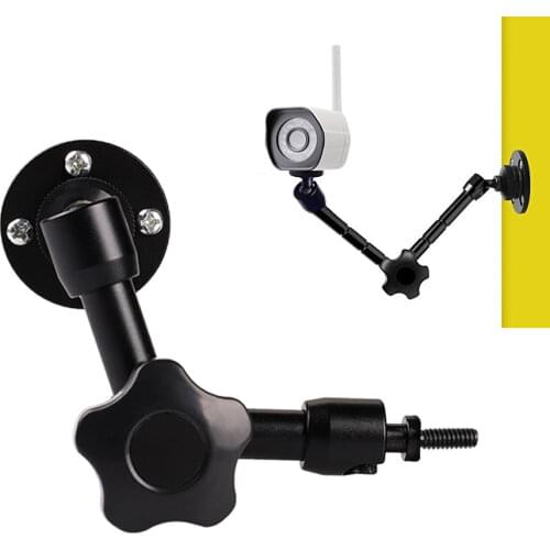 11/7 Inch Friction Articulating Magic Arm with Wall Mount 1/4 Screw for Webcam LED Light DSLR Camera Photo studio Accessory
