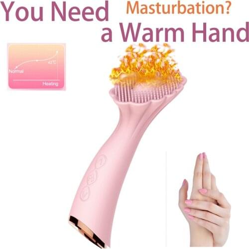 Intelligent Heating Full Touch Vibrator Clitoris Stimulator Electrical G-Spot Female Masturbators Massage Adult Toy Sexshop