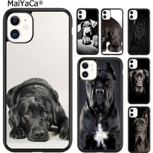 MaiYaCa Great Dane Dog Breed Phone Case Cover For iPhone 5s SE 6s 7 8 plus X XR XS 11 12 pro max Samsung Galaxy S8 S9 S10 shell