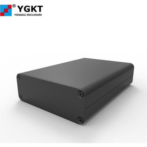 Brushed black enclosure project box DIY junction box case aluminum enclosure industrial control 71*25.5*95mm