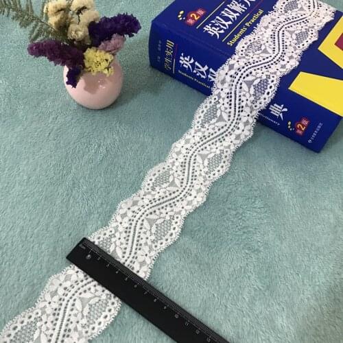 Model No. C2468 super beautiful stretch lace small lace, can be used for clothing collar sleeve waist decoration
