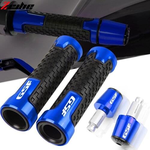 Motorcycle CNC Handlebar Grips Handle Bar Cap Ends Cap Plug For Suzuki GSF 250 400 650 600 S N 1250 BANDIT GSF1250 GSF650 GSF600