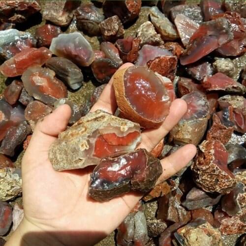 100g Bulk Lot Natural Rough Carnelian Raw Stone Crystal Red Agate Mozambique Craft