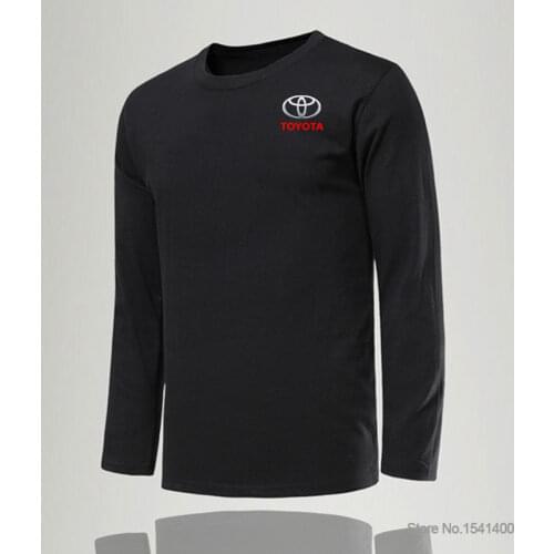 New Brand High Quality Fashion Hot Sale Mens Toyota T-Shirt With Long Sleeve Tops T shirt