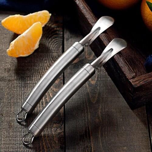 Orange Citrus Peelers 304 Stainless Steel Grapefruit Lemon Easy Slicer Cutter Peeler Remover Opener Kitchen Accessories