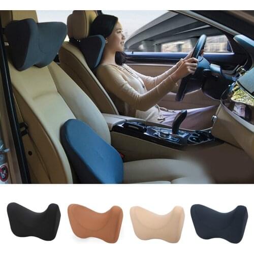 Memory Foam Car Headrest Pillow Back Cushion Adjustment Car Neck Rest Headrest Cushion Seat Neck Pillow Sleep Side Head Support