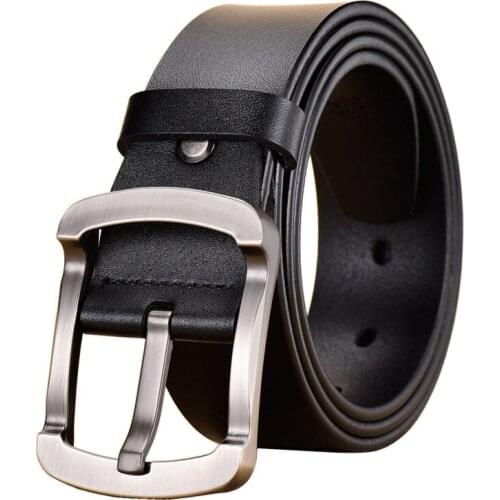 Luxury Mens belt High Quality Imitation Leather Pin Buckle Mens Leather belt Simple Youth Casual Business Cowboy Pants belts