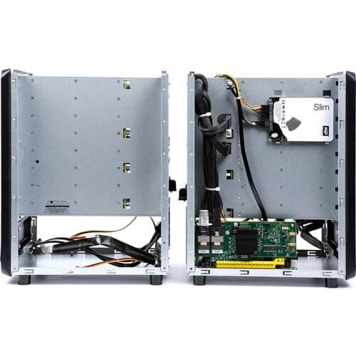 8-bay NAS chassis, 8-disk, Server storage hot swap, SAS Mini itx chassis, Black skirt Hui NAS system