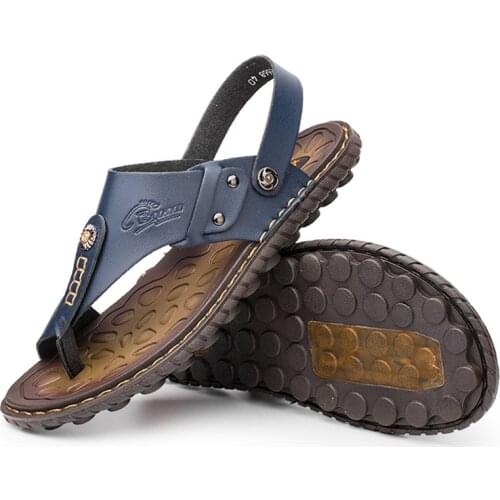 Мужские кожаные сандали Verktaka China At AliExpress