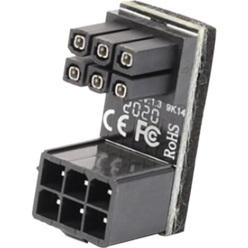 Swerver Graphics Card Power 180 Degree Steering Connector 8P Deflector Fine Workmanship Good Performance