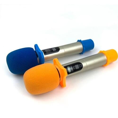 1 Set Karaoke Microphone Pop Filter Anti-Rolling Ring Protection Bottom Rod Sleeve Holder Mic Protection Silicone for KTV Device