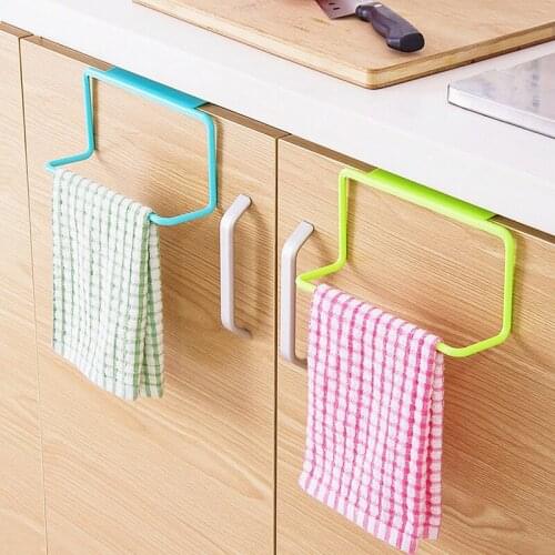 1PC High Quality Bathing Kitchen Towel Racks Household Towel Rack Hanging Holder Organizer Bathroom Cabinet Cupboard Hanger