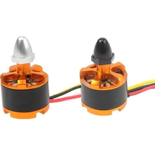 2Pcs Upgraded CW + CCW Motors for Cheerson CX-20 RC Quadcopter with Cover D2212 920KV Brushless Motor CW/CCW Spare Parts Golden
