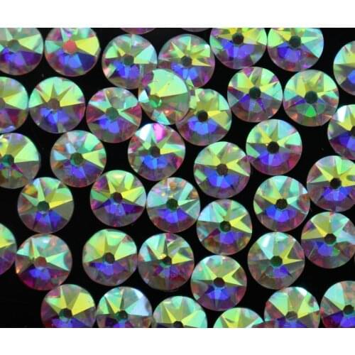 2088 Newest design flat back Non hotfix rhinestones! ss8 ss10 ss12 ss16 ss20 ss30 16 face sunflower cut crystal ab nail strass