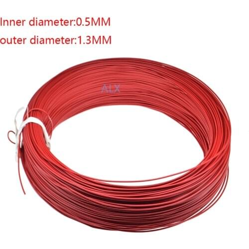 5meter 0.5 mm Inner diameter 0.2 square meters tinned anaerobic pure copper single strand hard wire jumper wire
