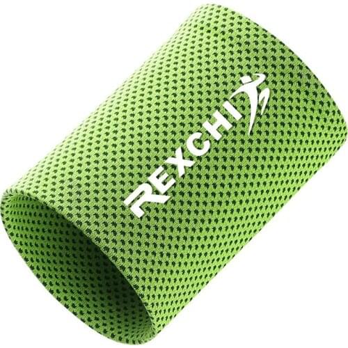 Wrist Brace Support Ice Cooling Breathable Tennis Wristband Wrap Sport Sweatband Gym Yoga Hand Sweat Band
