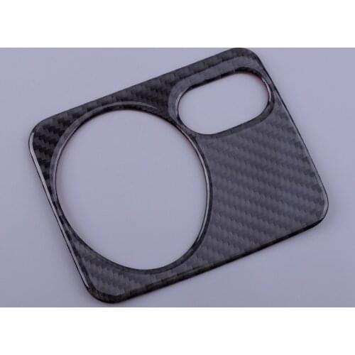 Black Carbon Fiber Headlight Switch Trim Frame Cover Fit for VW Golf 6 MK6 GTI 2008 2009 2010 2011 2012 Left Hand Drive Only